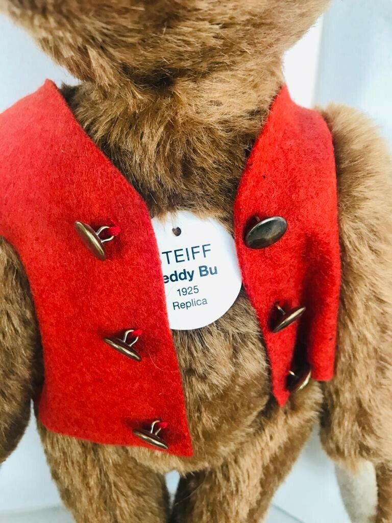 Steiff Teddybär BU 30 1925, 28 cm Replica 407185 mit Zertifikat