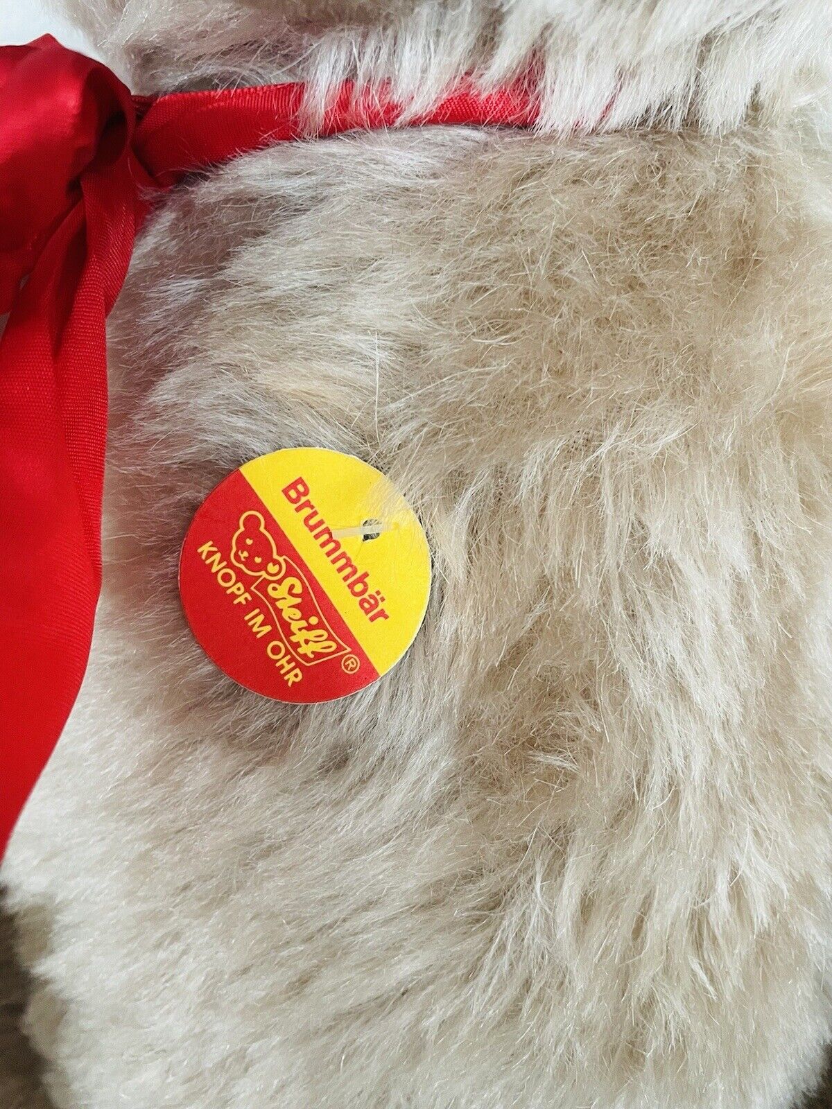 Steiff Tier Teddybär Brummbär mit Stimme EAN 011627 Sammler 0228/48 Mohair KFS