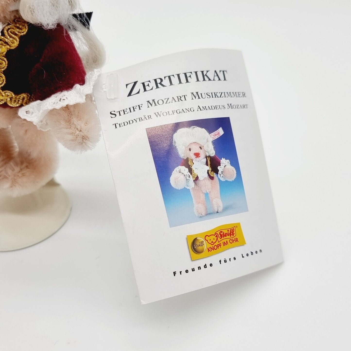 Steiff Teddybär Wolfgang Amadeus Mozart 9 cm 672385 limitiert 5000 2006