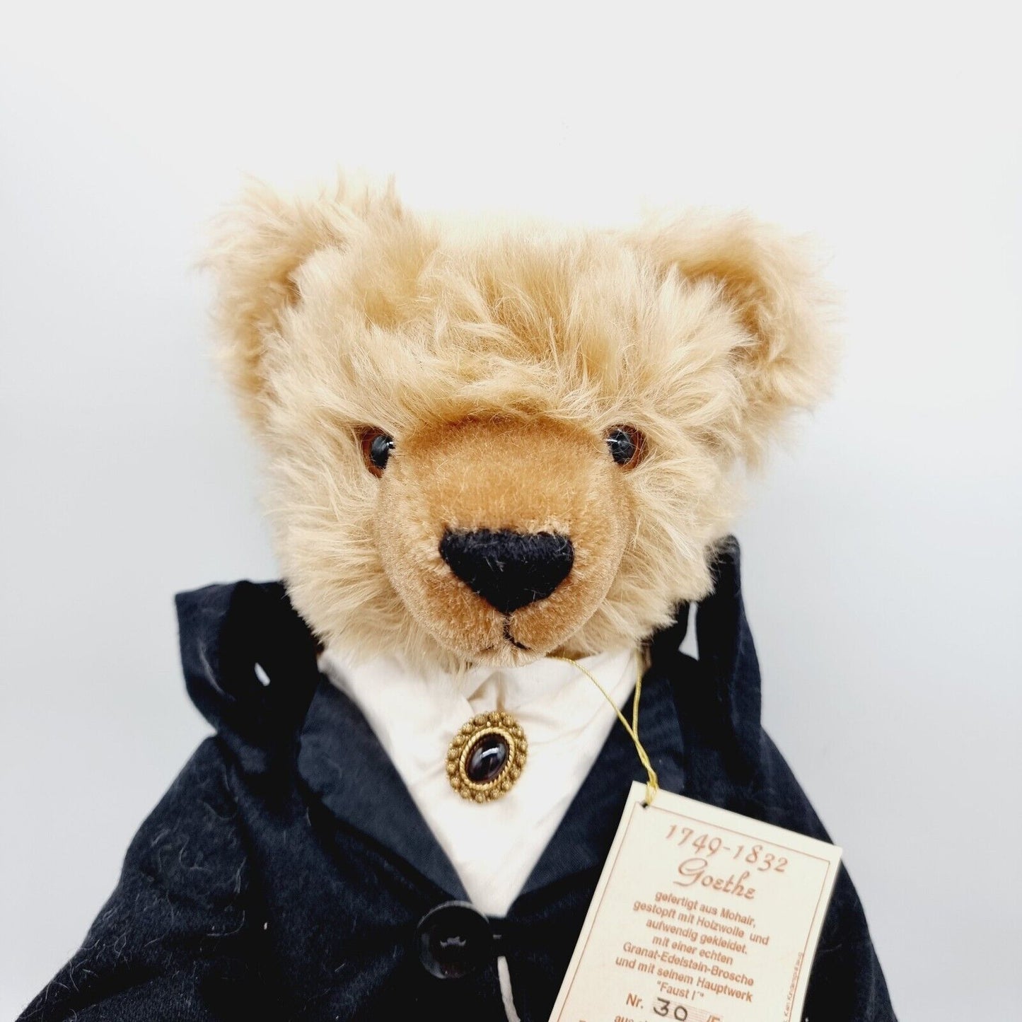 Hermann Coburg 19256-3 Teddybär Johann Wolfgang von Goethe limitiert 40 cm