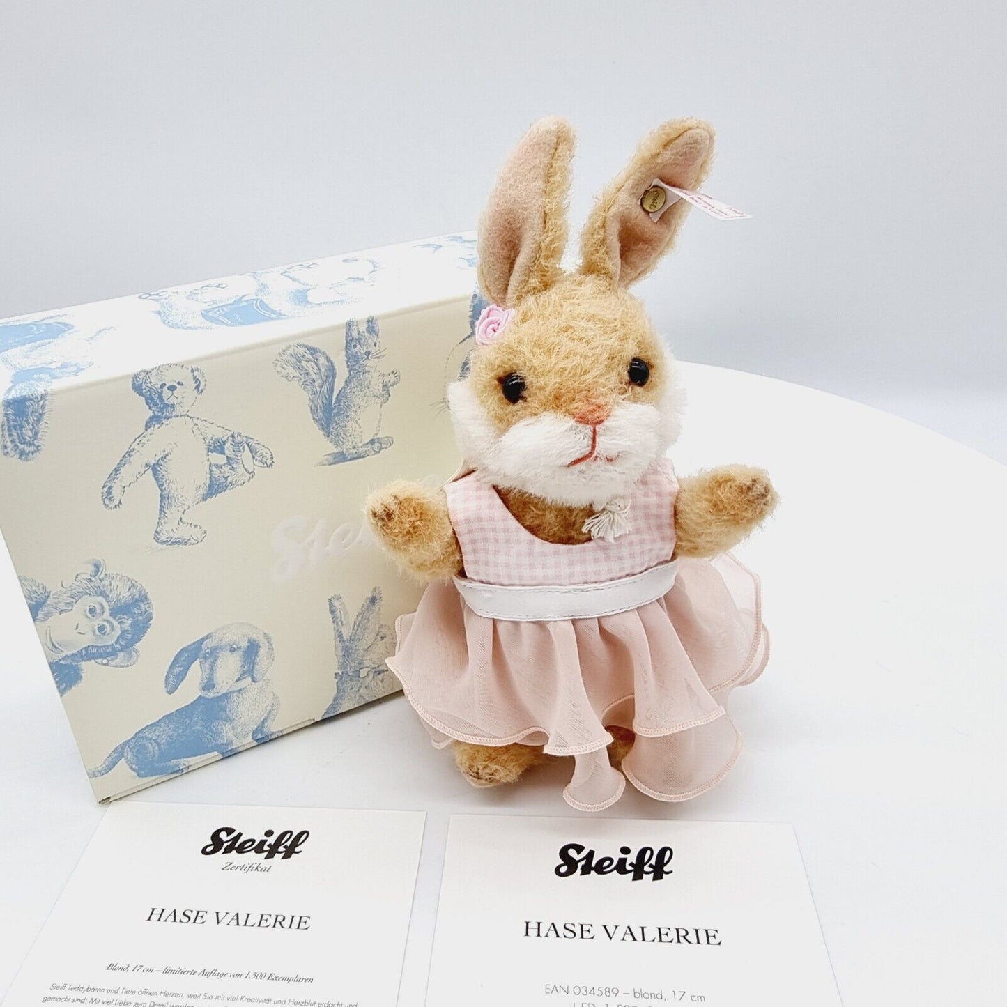 Steiff 034589 Hase Valerie limitiert 1500 aus 2013 17 cm Alpaca
