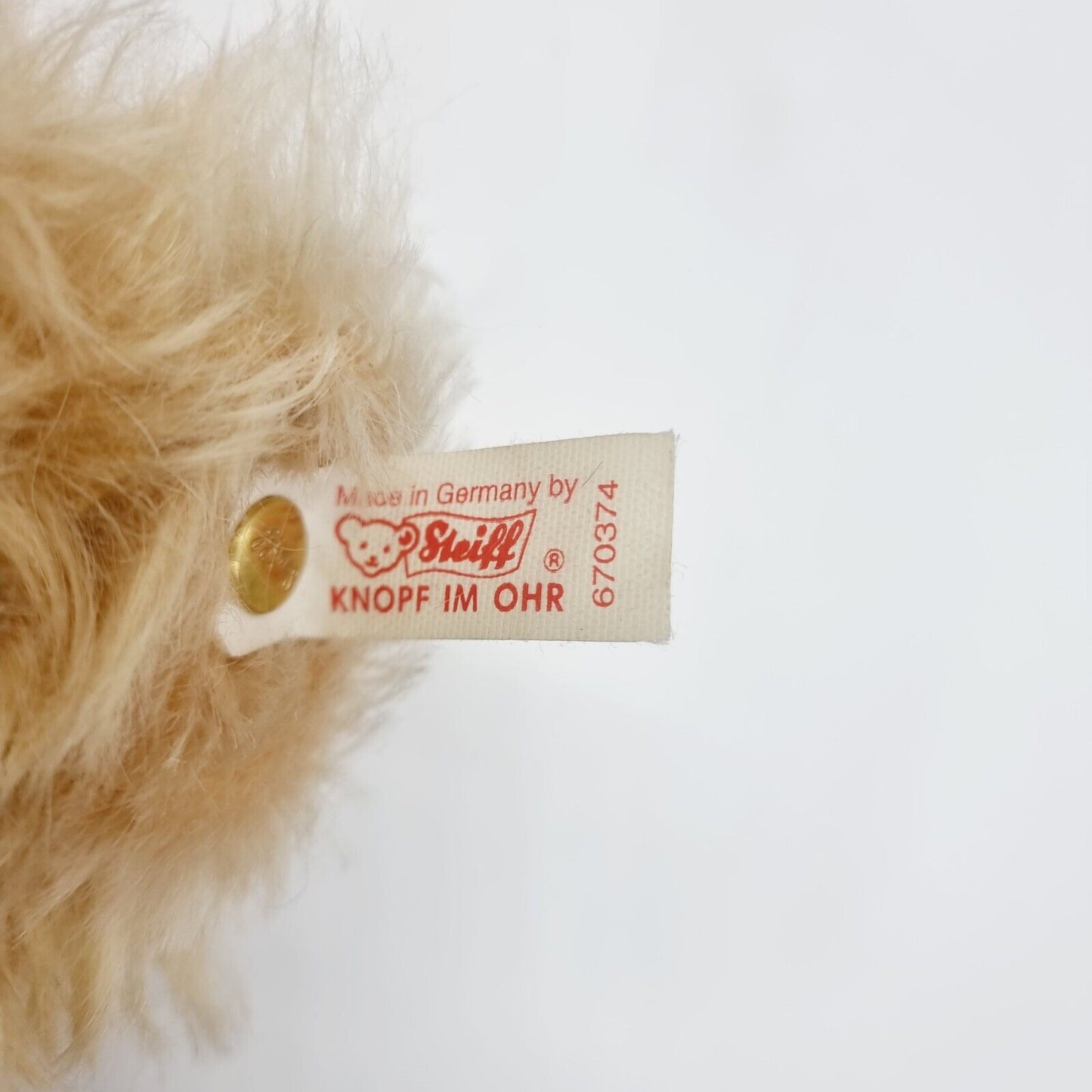 Steiff 670374 Jahrtausend Teddybär blond 43 cm limitiert bis Ende 1999 blond