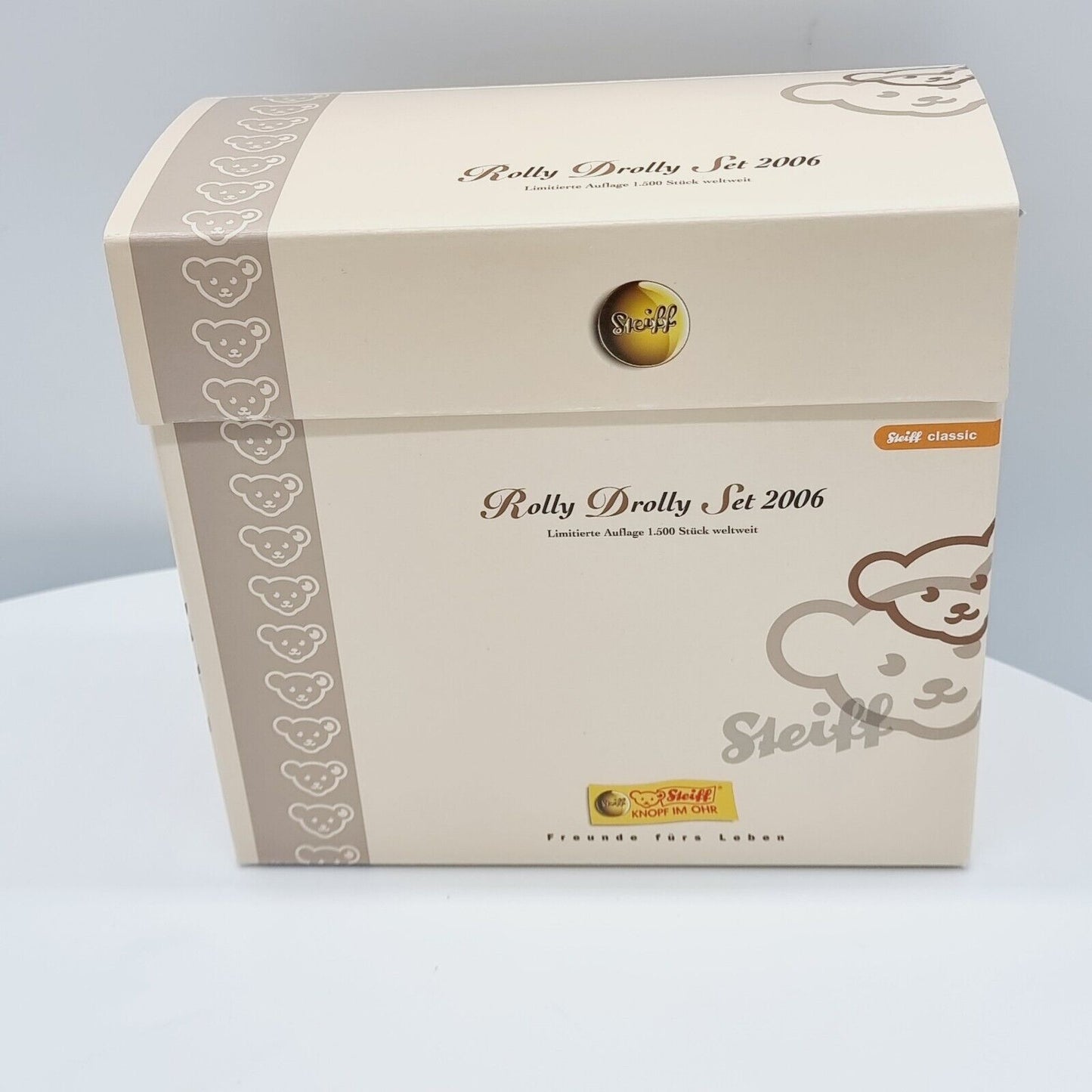 Steiff 037467 Austausch-Set Rolly Drolly 2006 limitiert 1500 Teddybär und Affe
