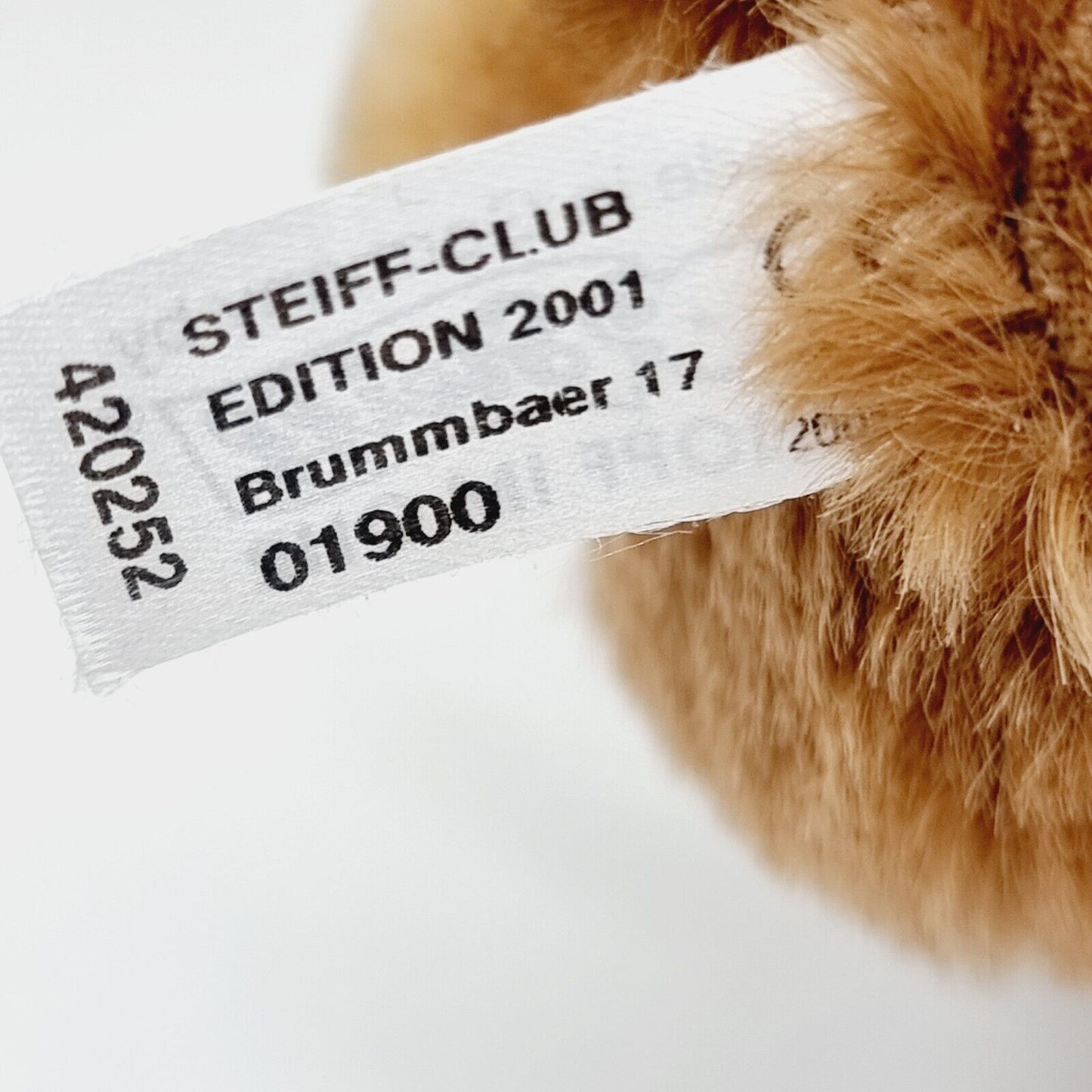 Steiff 420252 Brummbär 1934 Braunbär 17 cm Club Edition 2001 / 2002