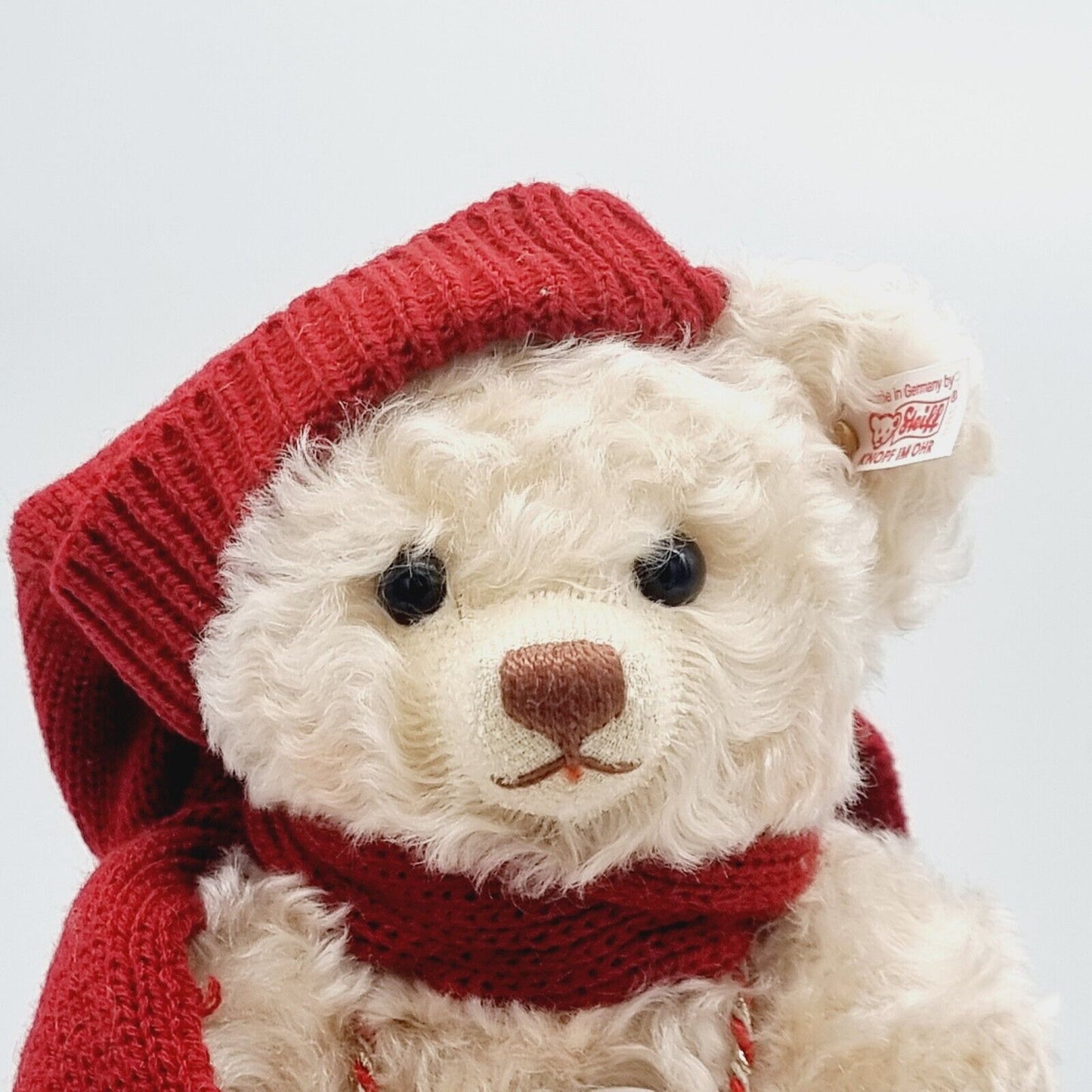 Steiff Teddybär Der kleine Trommler 037368 30 cm limitiert 2007 weiß