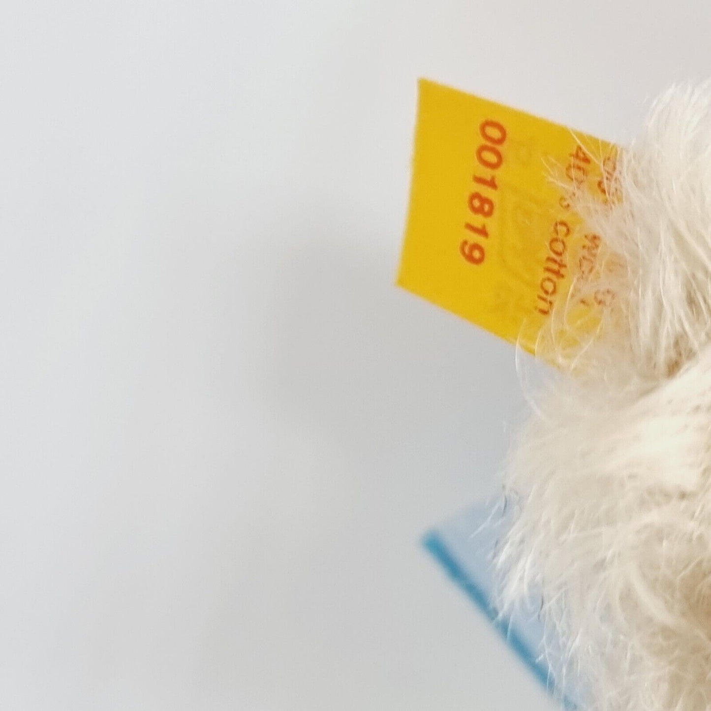 Steiff 001819 Classic Teddybär 20 cm mit blauer Schleife Etikett