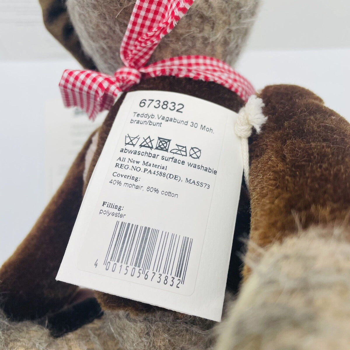 Steiff Teddybär Vagabund 673832 limitiert 1500 aus 2015 30cm Mohair