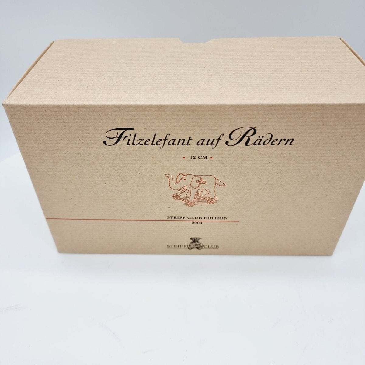 Steiff 420412 Filzelefant auf Rädern 12 cm Club Edition 2004
