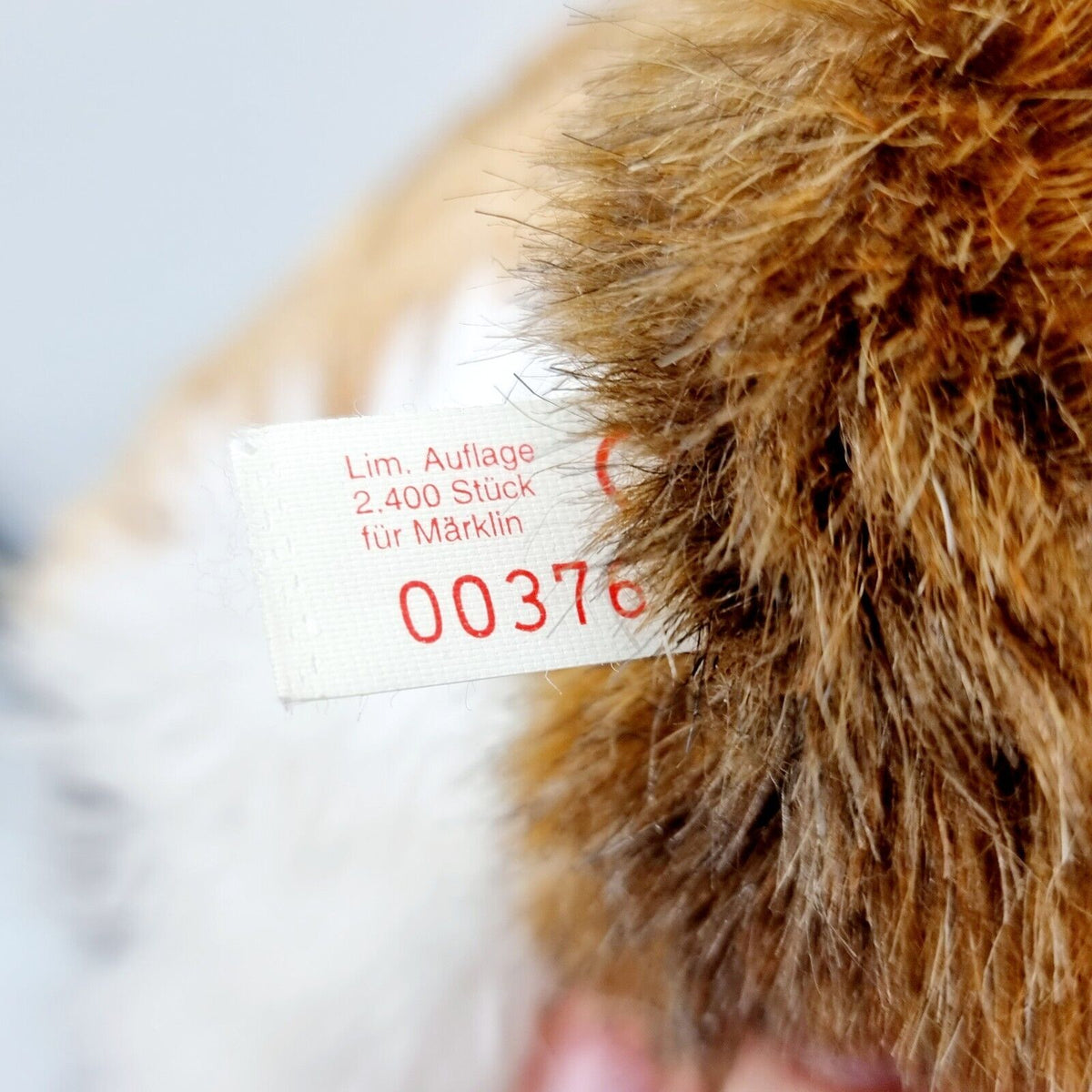 Steiff Märklin Hund Bernhardiner 998577 Tier 2400 limitiert 1997 Studio-Größe