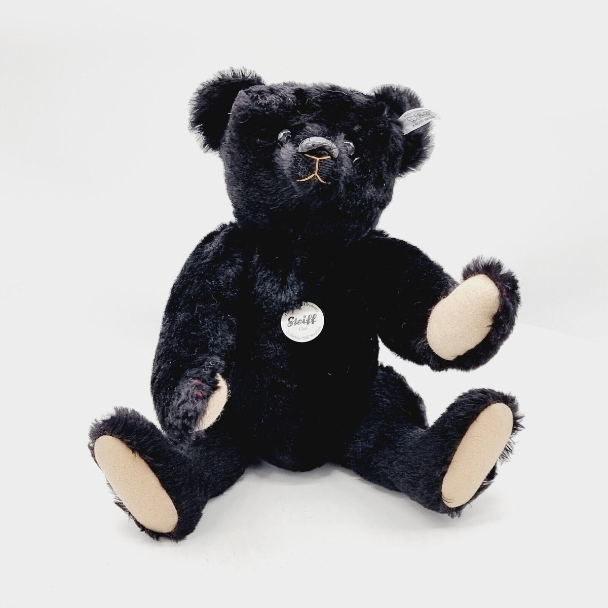 Steiff 420825 Teddybär schwarz Replica 1907 limitiert 3000 aus 2008 40 cm Mohair