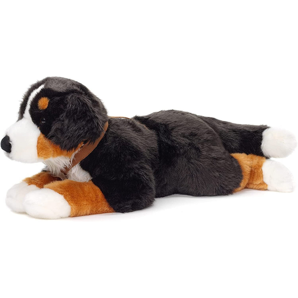 Uni-Toys Berner Sennenhund mit Geschirr liegend 62 cm