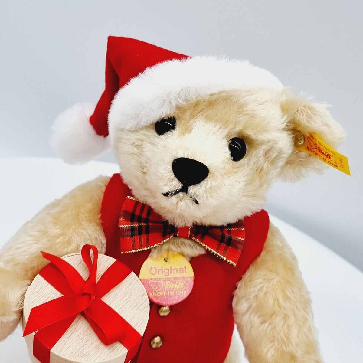 Steiff 655456 Weihnachtsteddybär Niklas für Mayfair 33 cm Mohair