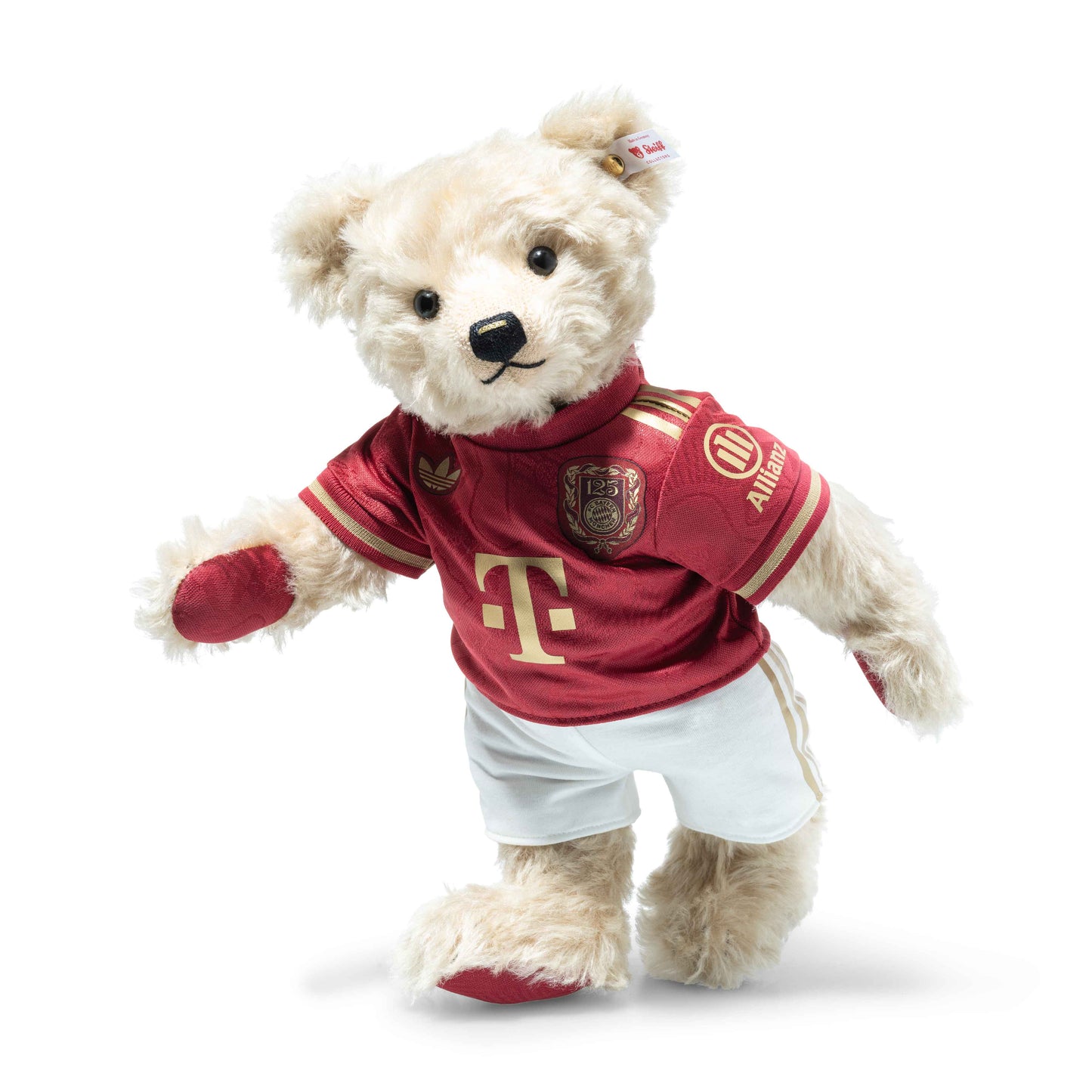 Steiff 672170 FC Bayern Teddybär 125 Jahre 35 cm