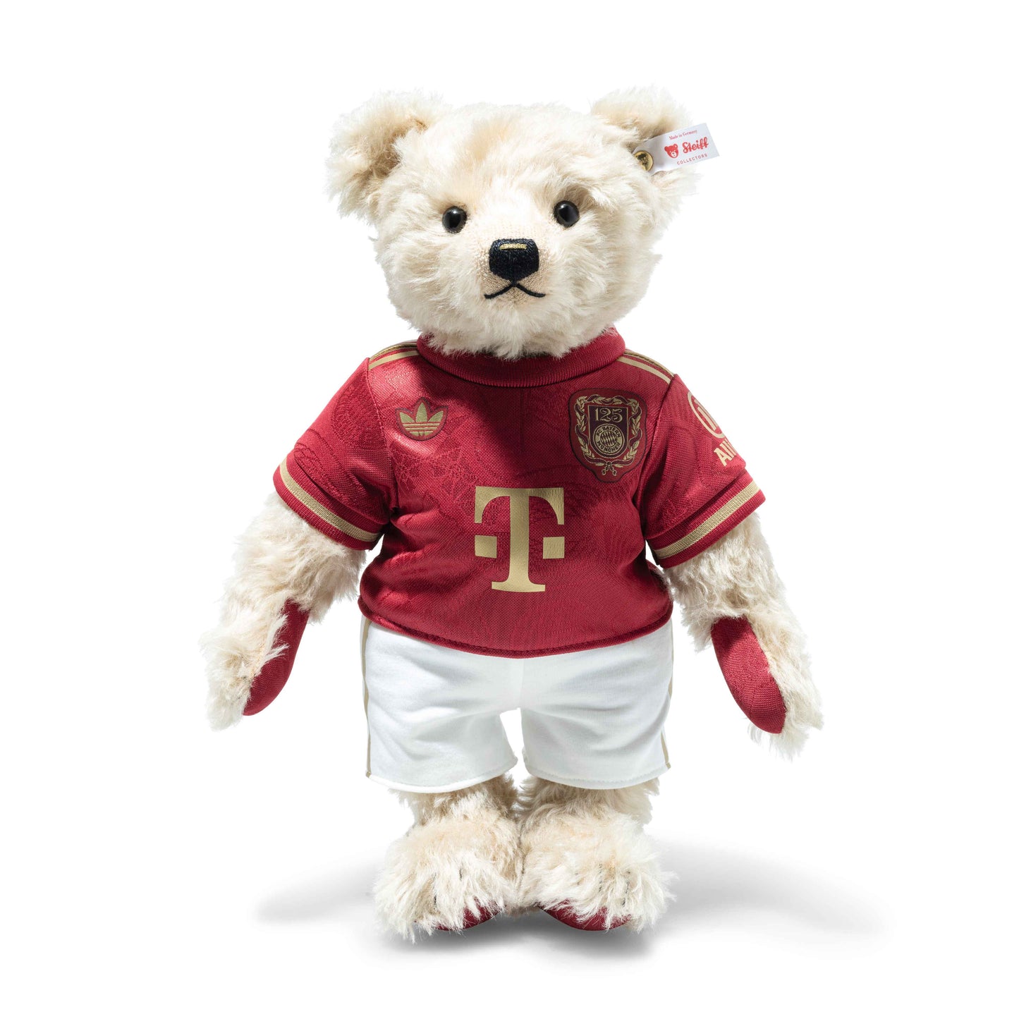 Steiff 672170 FC Bayern Teddybär 125 Jahre 35 cm