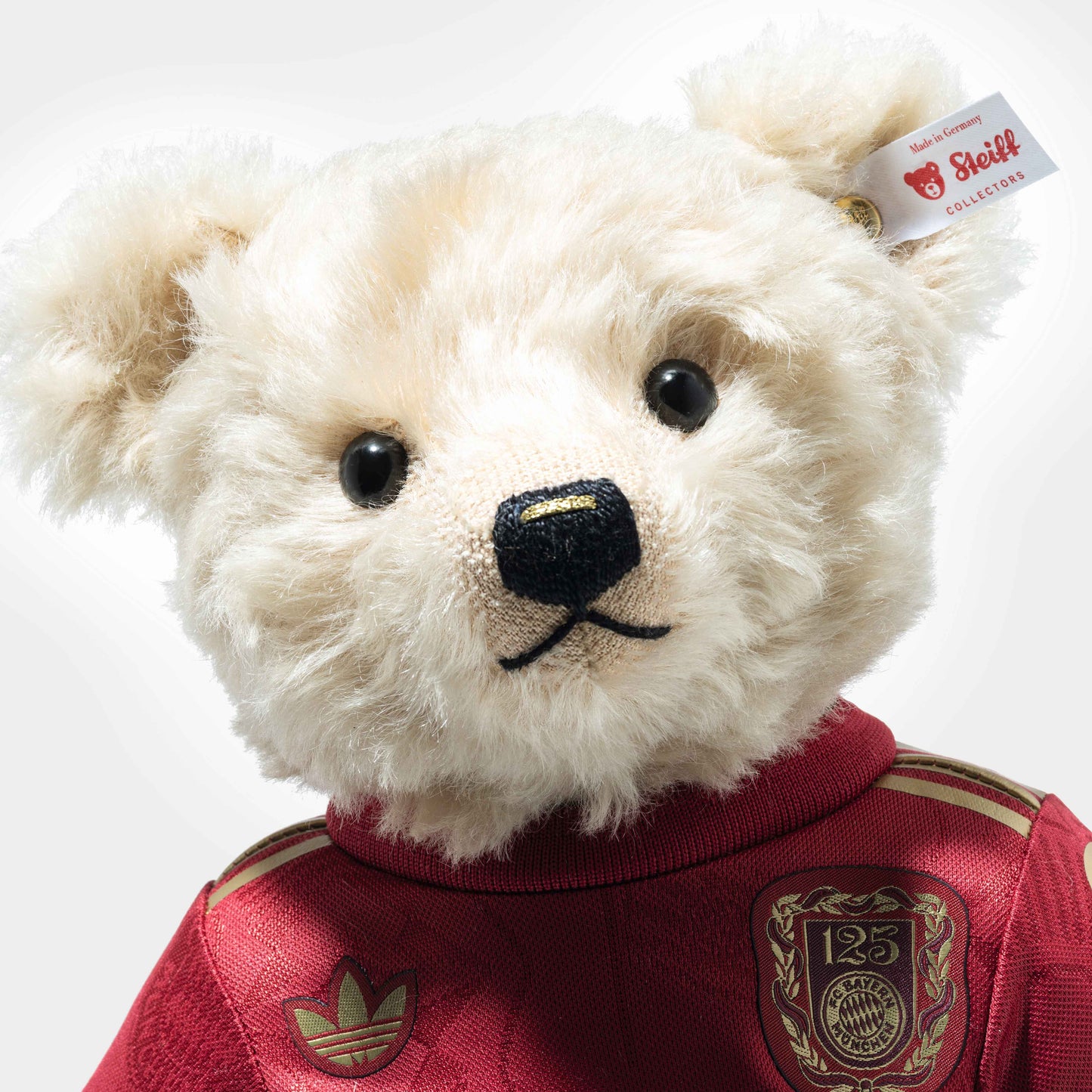 Steiff 672170 FC Bayern Teddybär 125 Jahre 35 cm