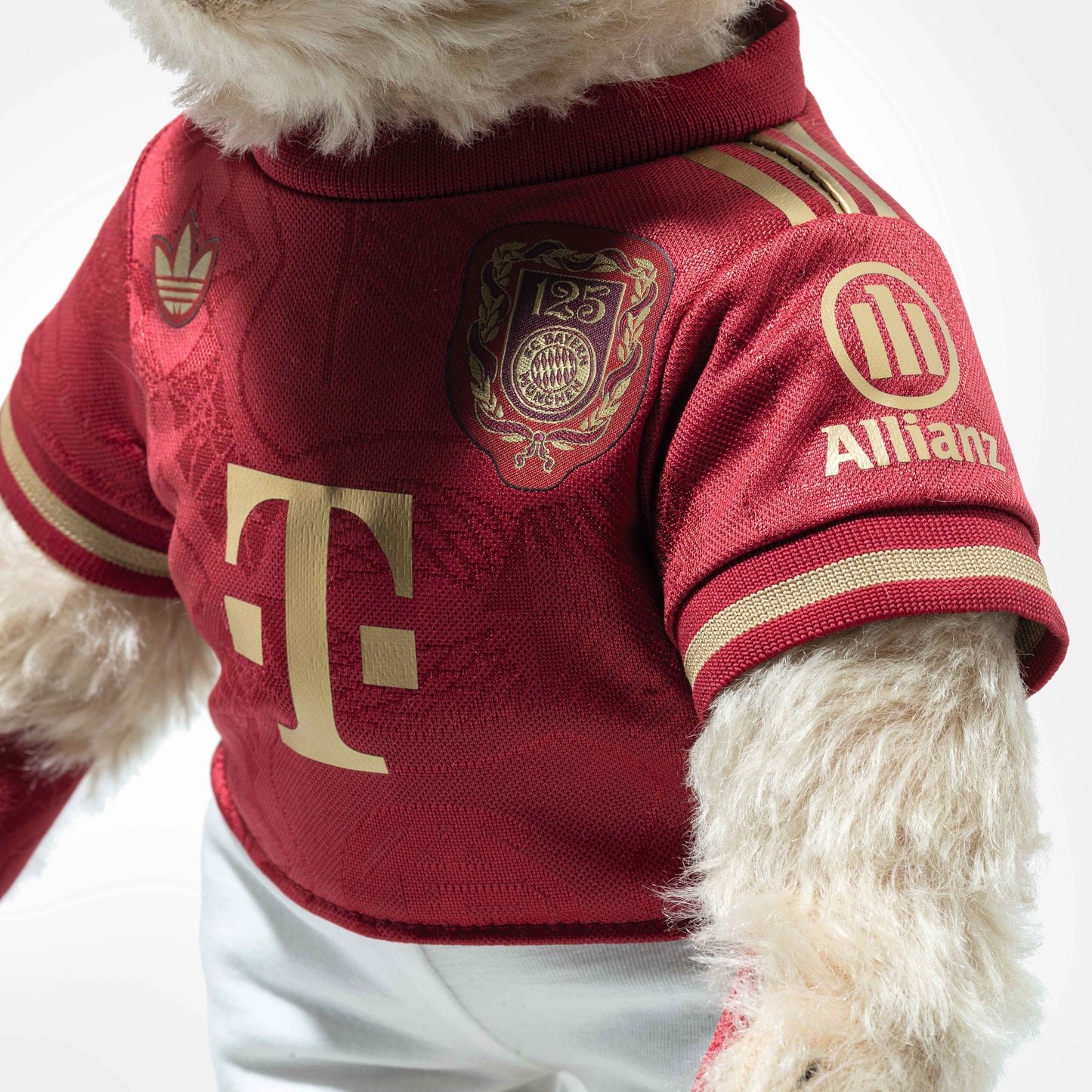 Steiff 672170 FC Bayern Teddybär 125 Jahre 35 cm