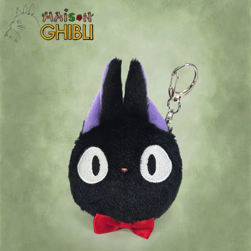 Studio Ghibli Jiji Geldbörse Plüschfigur 9 cm Kikis kleiner Lieferservice