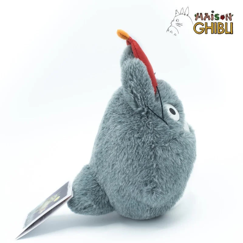 Studio Ghibli Totoro mit rotem Regenschirm Plüschfigur 15 cm Mein Nachbar Totoro