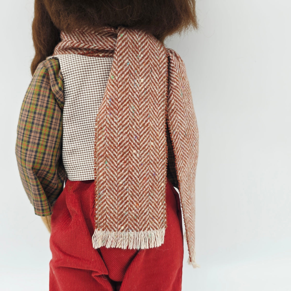 R. John Wright Puppe mit Bart 1989