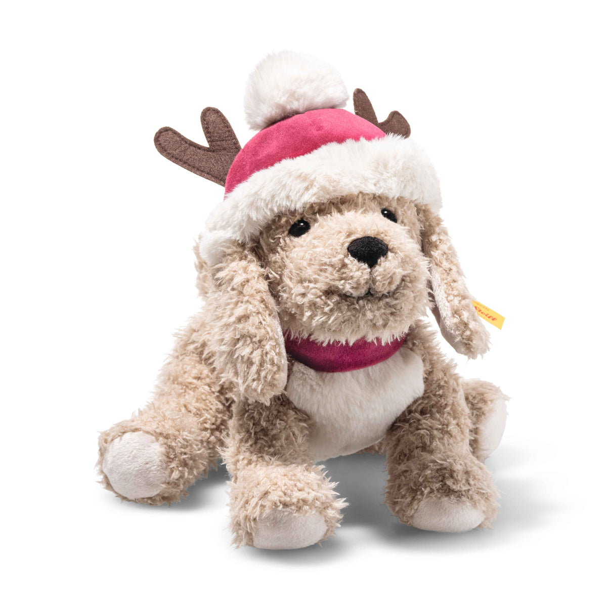 Steiff 067686 Rudy Hund Weihnachten