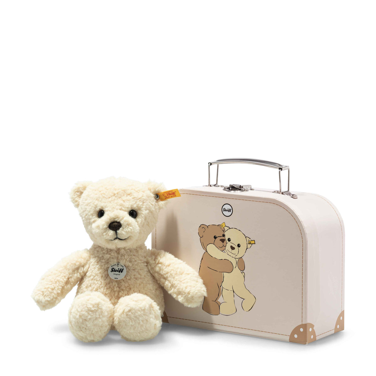 Steiff 114038 Mila Teddybär im Koffer 21 cm