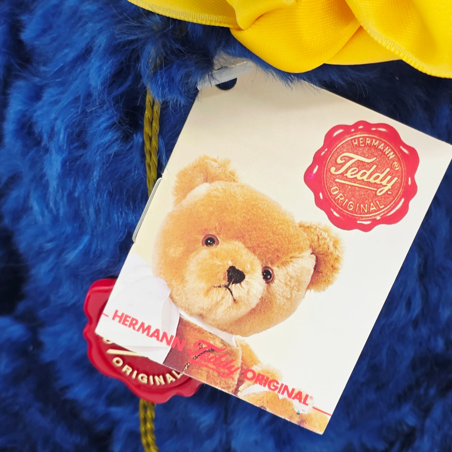 Hermann Teddy Original Teddybär Euro Jahr limitiert 1999