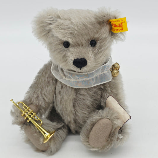 Steiff 672576 Teddybär mit Trompete