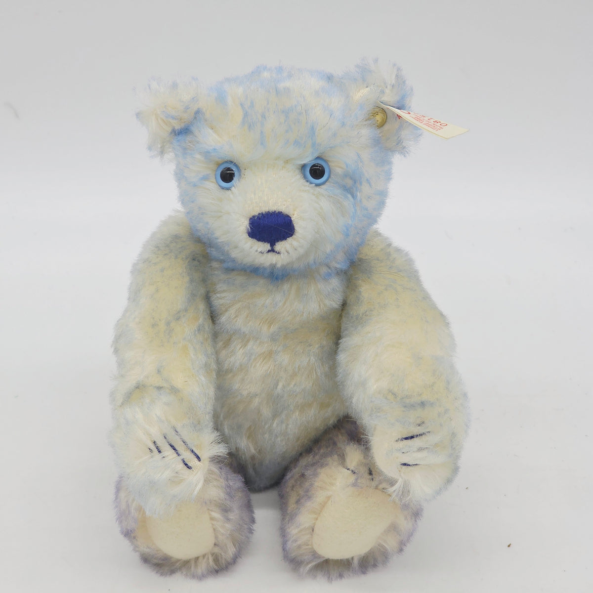 Steiff 670367 Teddybär blau aus Set Hello Good-Bye Mohair 22 cm