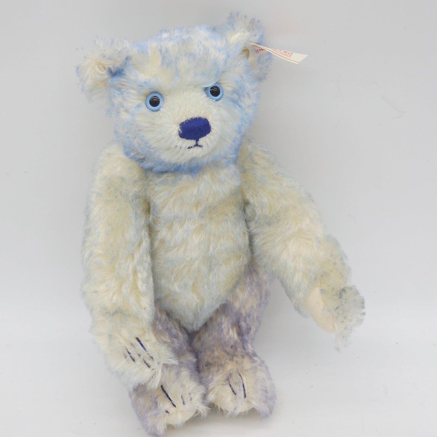 Steiff 670367 Teddybär blau aus Set Hello Good-Bye Mohair 22 cm