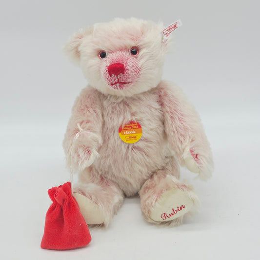 Steiff 671821 Teddybär Die Schatzsucher Rubin limitiert 1500 aus 2004 30 cm