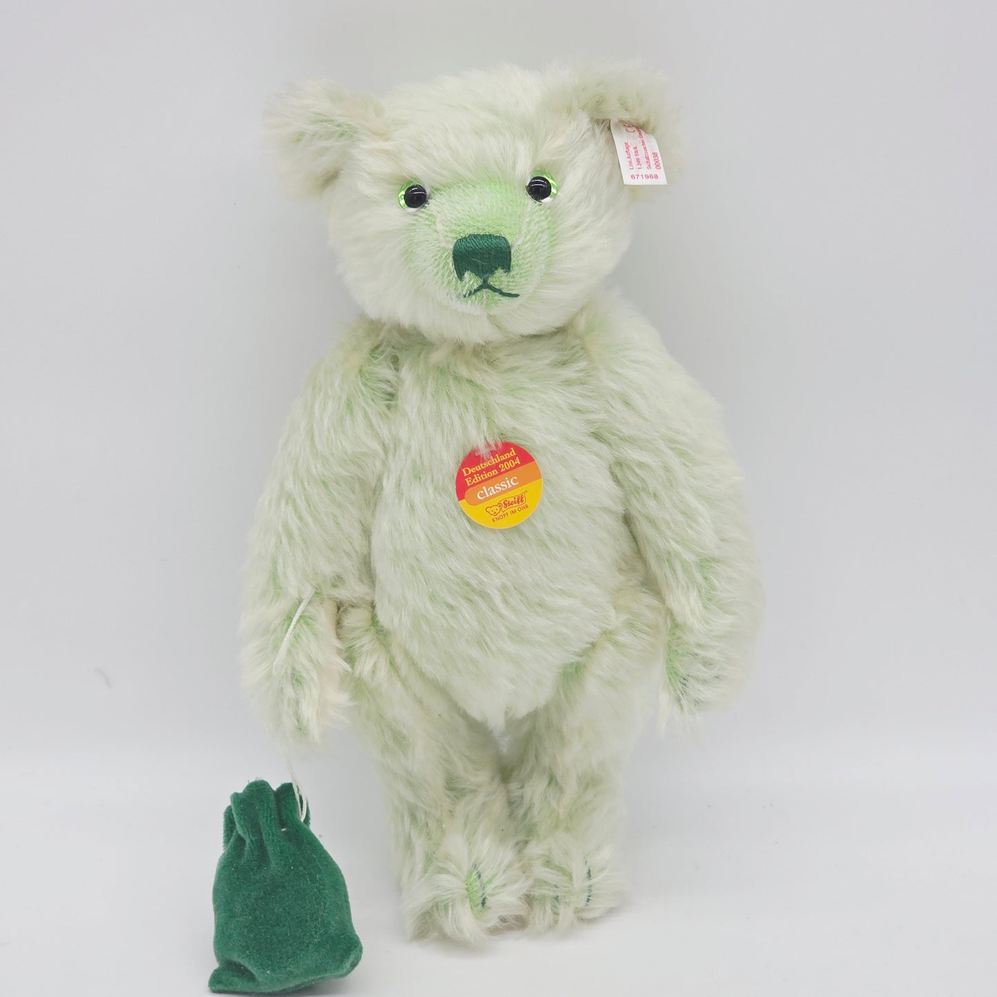Steiff 671968 Teddybär Die Schatzsucher Smaragd limitiert 1500 aus 2004 30 cm
