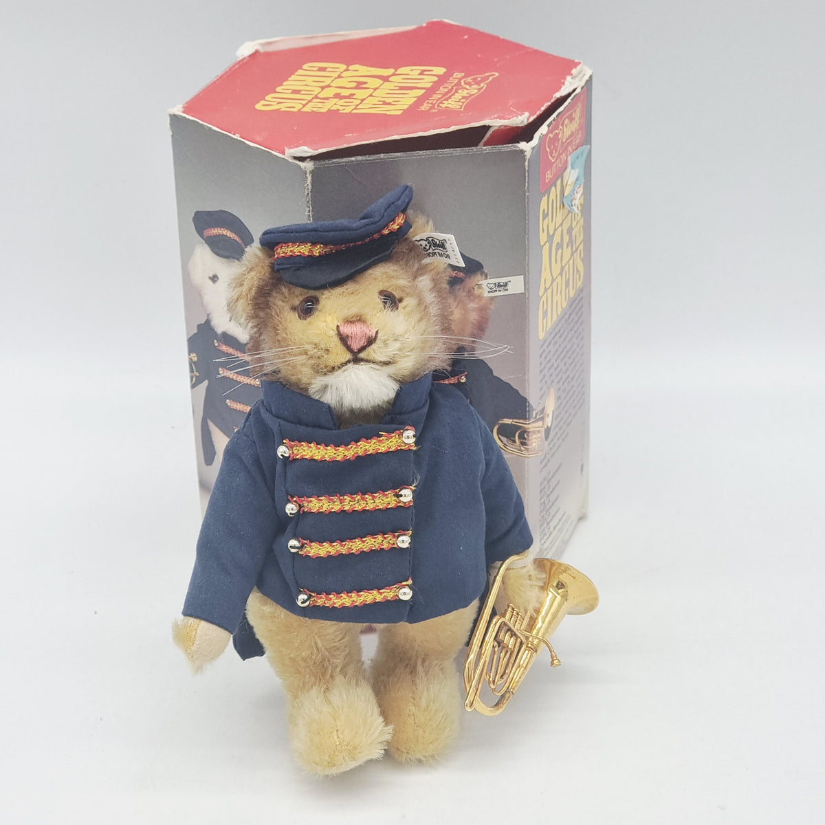 Steiff 0123/19 Löwe Bandmitglied Golde Age of the Circus