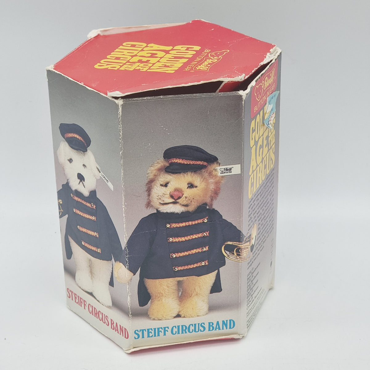 Steiff 0123/19 Löwe Bandmitglied Golde Age of the Circus