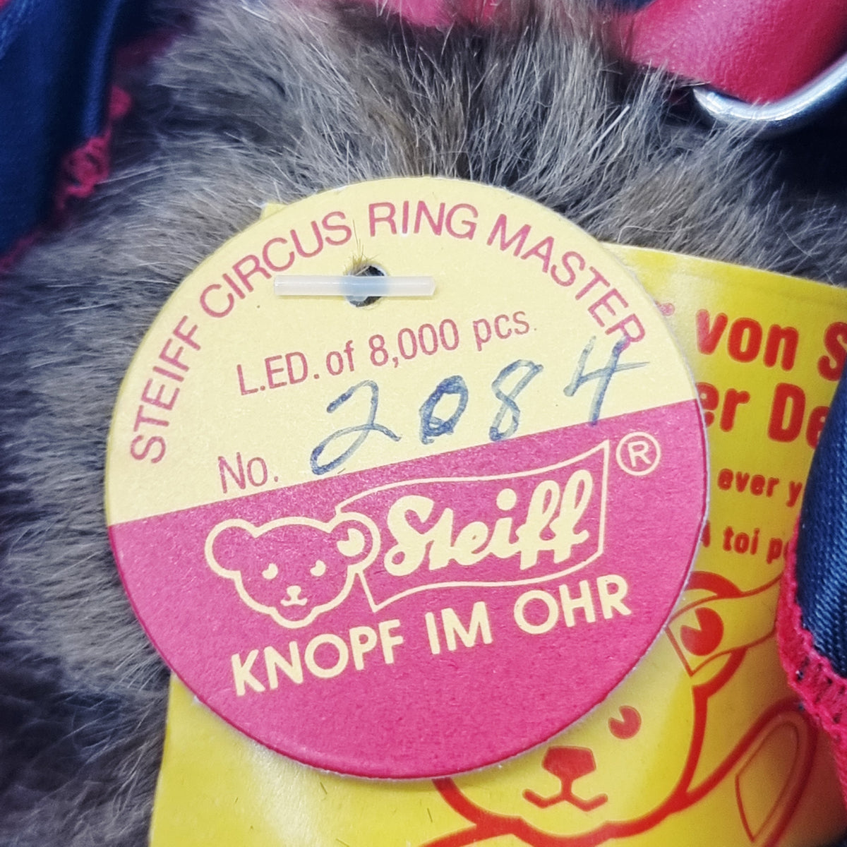 Steiff 0175/19 Golden Age of the Circus Ringmaster mit Stimme
