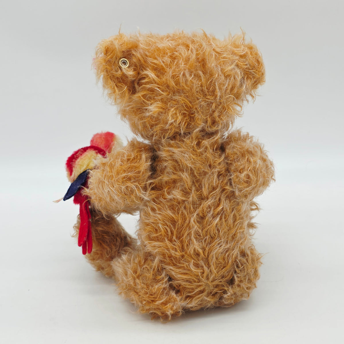 Steiff 034978 Alexander Teddybär 34 cm mit Papagei Mohair