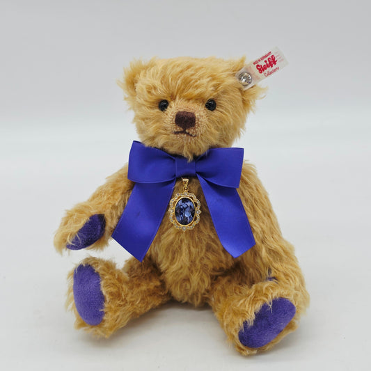 Steiff 691270 Teddybär Tanzanite 22 cm für Danbury Mint limitiert 2500 aus 2022