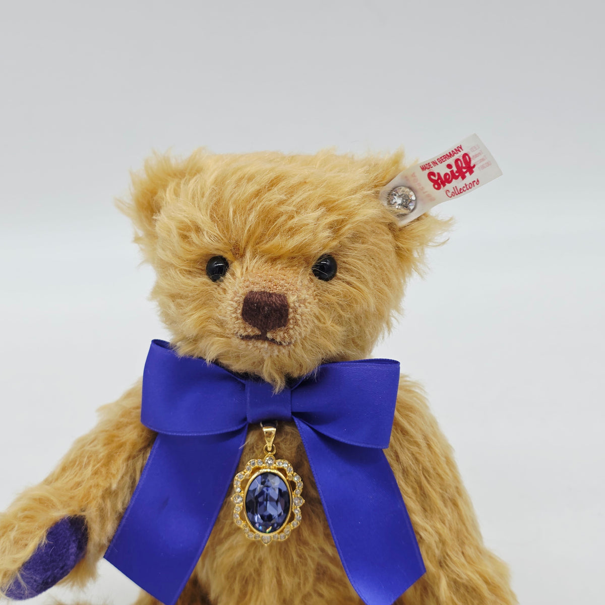 Steiff 691270 Teddybär Tanzanite 22 cm für Danbury Mint limitiert 2500 aus 2022