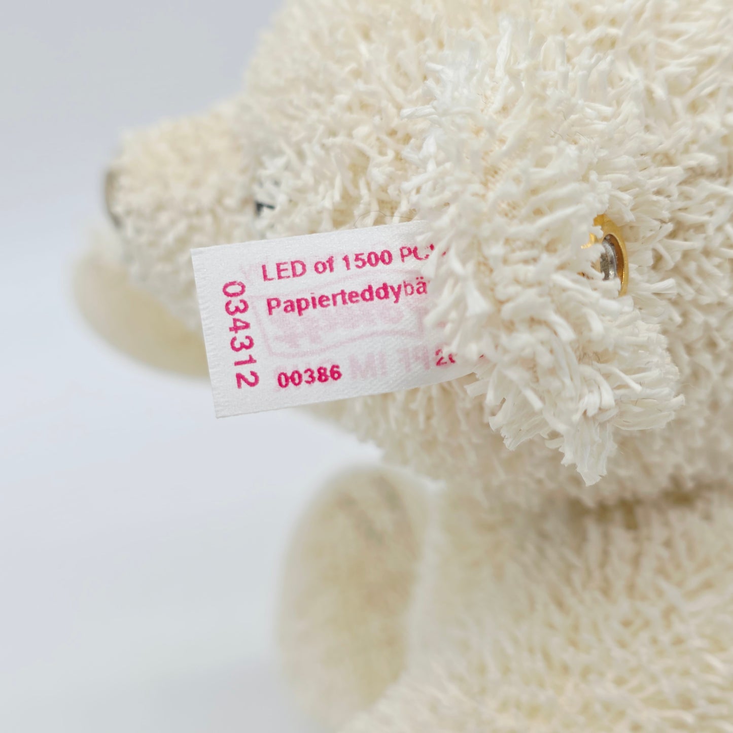 Steiff 034312 Papierteddybär limitiert 1500 aus 2014 28 cm Papierplüsch