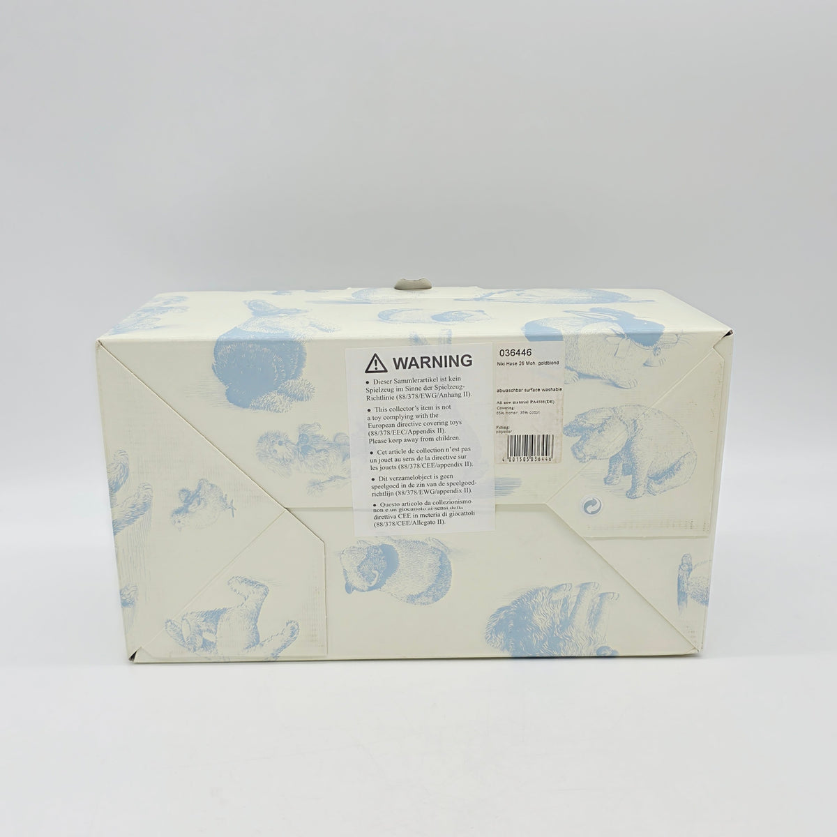 Steiff 036446  Niki Hase limitiert 1500 aus 2010 26cm Mohair