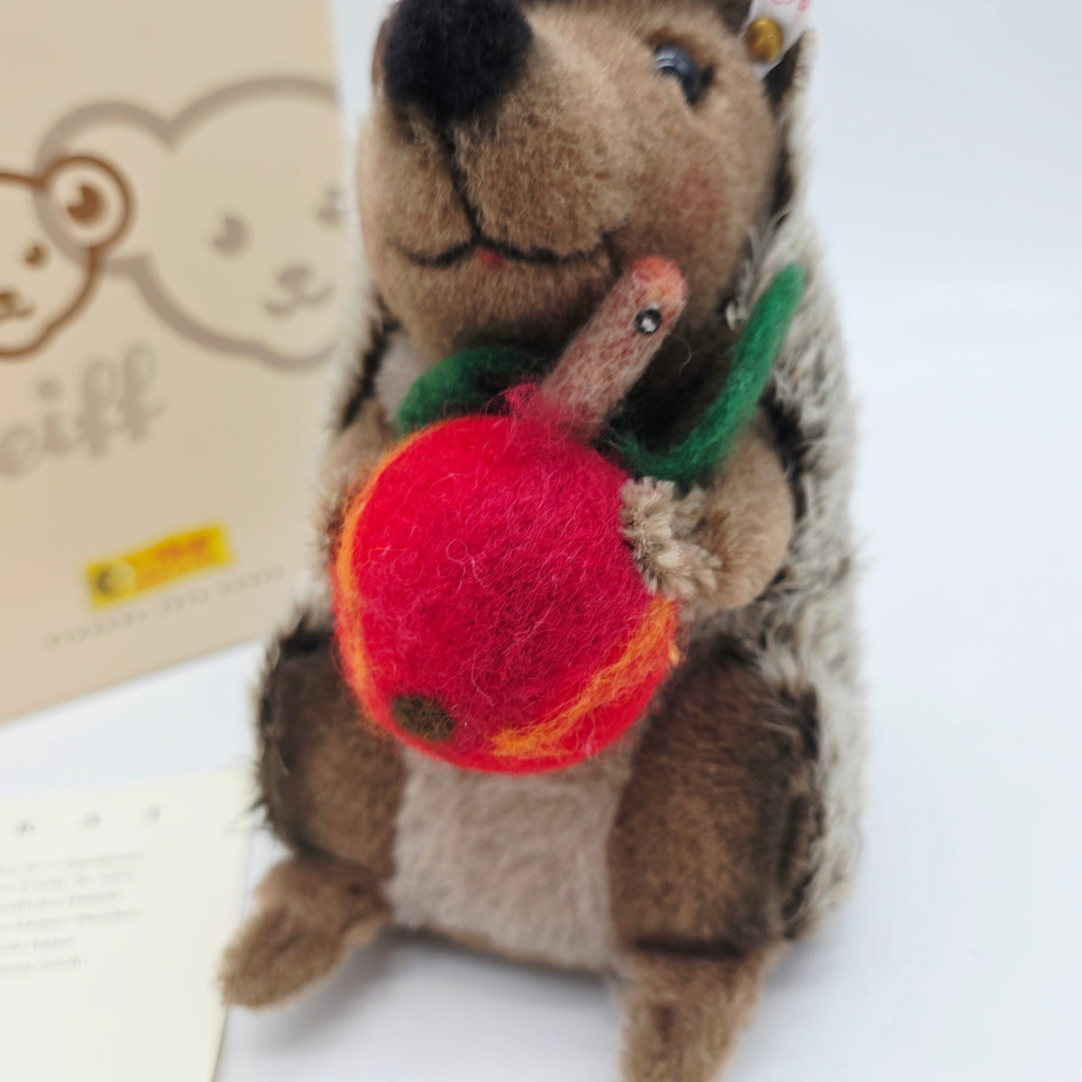 Steiff 037092 Sigi der Igel 20 cm brau Jahr 2008