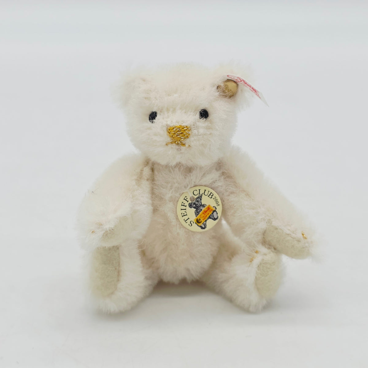 Steiff Club Jahresgeschenk Teddybär Jahr 2008 weiß