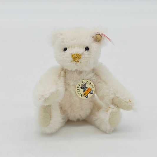 Steiff Club Jahresgeschenk Teddybär Jahr 2008 weiß