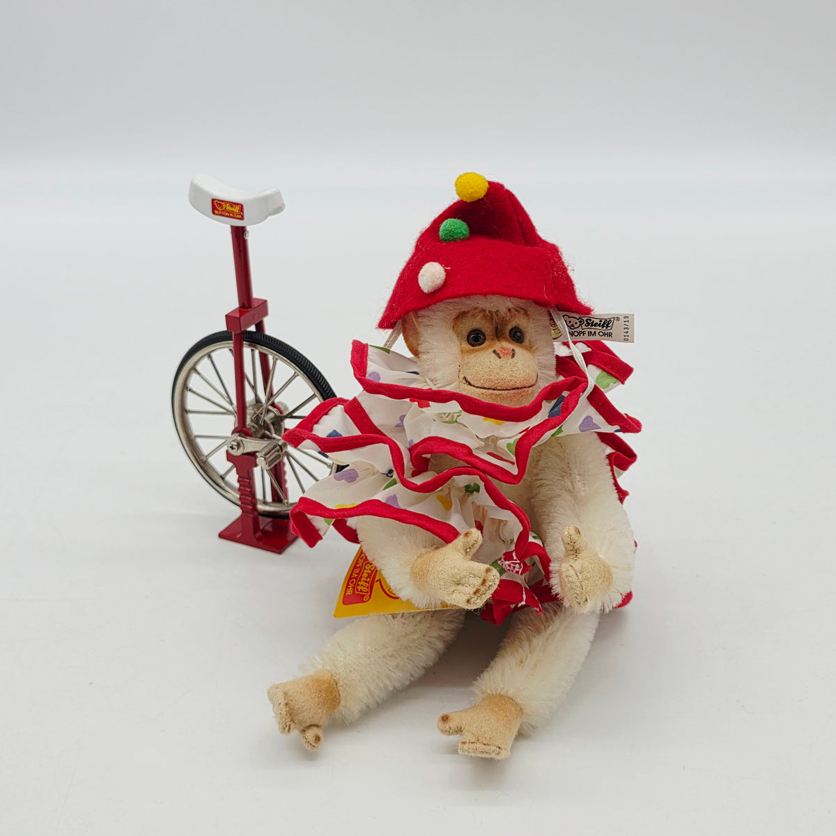 Steiff 0143/19 Golden Age of the Circus Affe auf Einrad