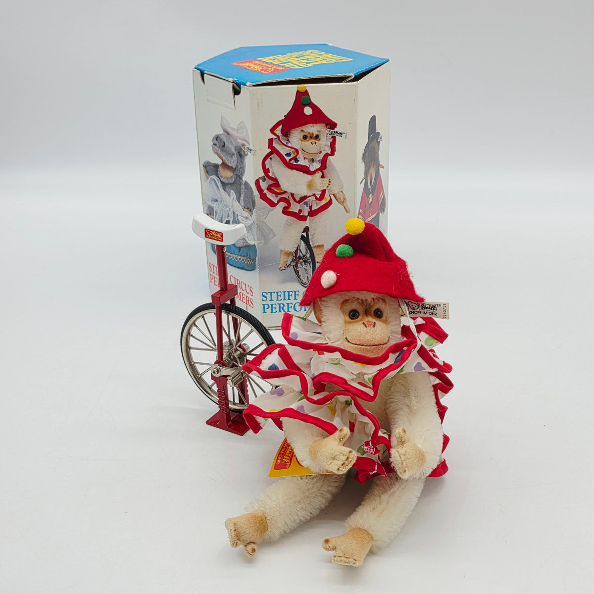 Steiff 0143/19 Golden Age of the Circus Affe auf Einrad