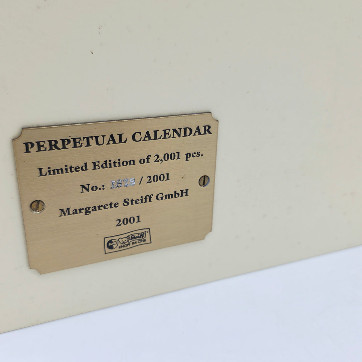 Steiff Ewiger Kalender Bienenstock 58 cm limitiert