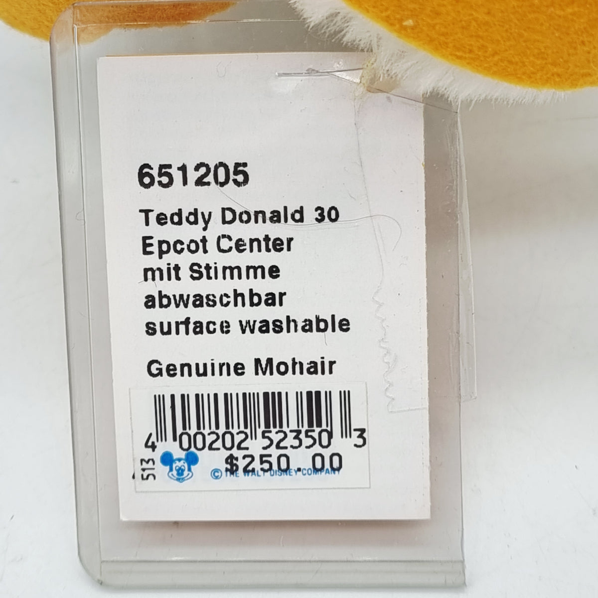 Steiff 651205 Donald Teddybär 30 cm Disney Convention 1993