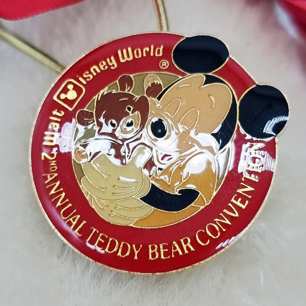 Steiff 011443 Teddybär 35 cm Disney Convention 1989