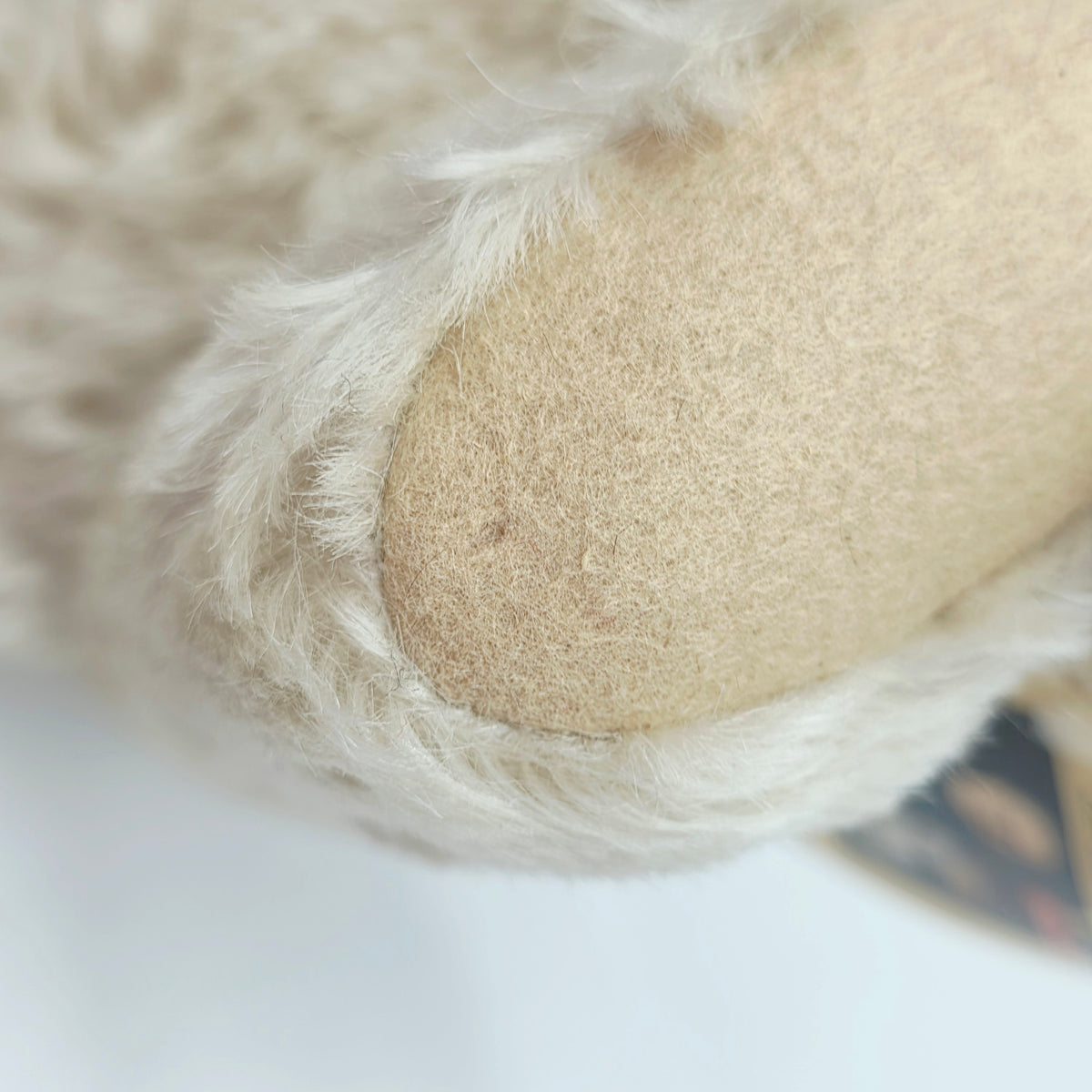 Steiff 670152 Teddybär Jubiläums-Bär 1997 Mohair 40 cm rohweiß