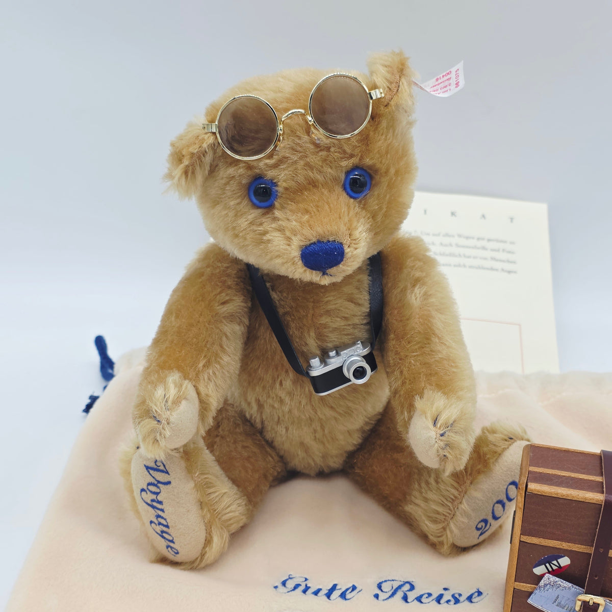 Steiff 661075 Teddybär Reisebär 28 cm
