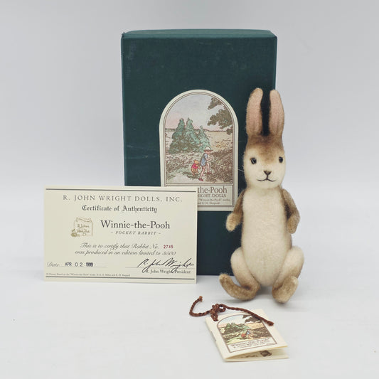 R. John Wright Pocket Rabbit Winnie the Pooh 14 cm